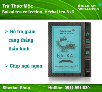 Trà thảo mộc Baikal tea collection. Herbal tea No3