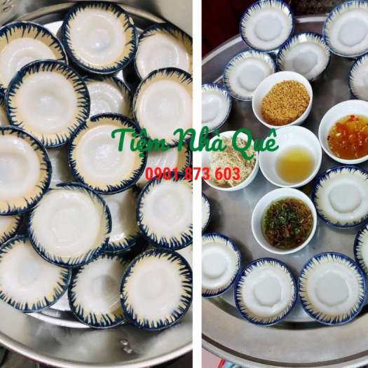 Combo làm Bánh Bèo chuẩn vị Miền Trung (1kg bột gạo + 500g bột năng + 10 chén)