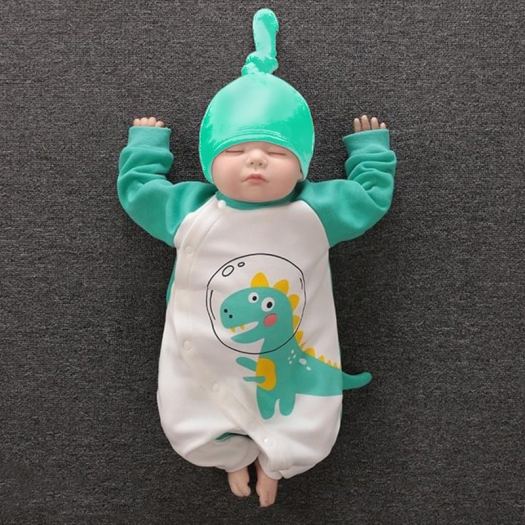 ▣✴  Quần Áo Trẻ Em Sơ Sinh Bộ Đồ Liền Thân Dài Tay Chất Cotton Body Hình Thú Cho Bé Trai Bé Gái [BDD18]