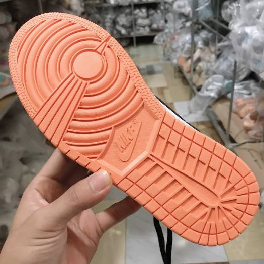 Giày thể thao, giày air jordan 1 Shattered Backboard, giày jordan đen cam cổ cao nam nữ phong cách thời trang