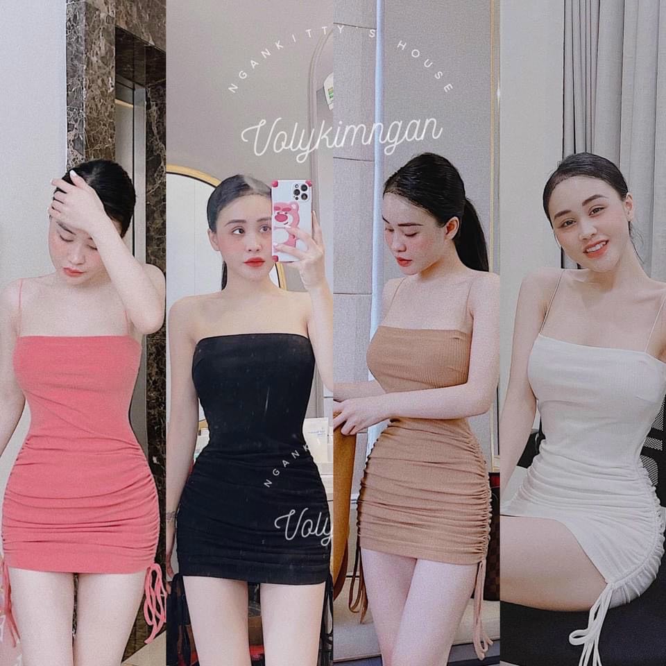 Đầm body thời trang nữ, chất thun co giãn mềm mại, thoải mái, kiểu dáng sexy
