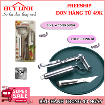 SET 3 dụng cụ nạo vỏ củ quả đa năng 2 lưỡi, 1 lưỡi, kẹp nhổ lông gà chất liệu thép không gỉ bền đẹp, Dụng cụ gọt rau củ quả 2in1, Dụng cụ gắp mắt dứa, Dụng cụ đánh vảy cá/nạo dừa , Dụng cụ gọt/bào, (BNI03), Huy Linh
