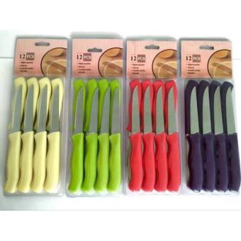 Bộ vỉ dao mini 12 cái, dao gọt hoa quả mini siêu bén, dao gọt hoa quả, vỉ dao nhà bếp