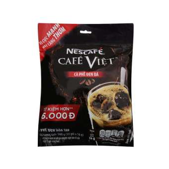 Cà phê đen đá hòa tan Nescafe Cafe Việt bịch 35 gói x 16g