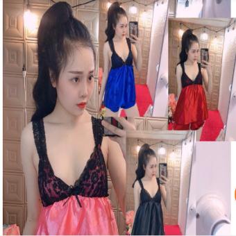 Đồ ngủ phi bóng cao cấp Bộ đồ ngủ phối ren cực xinh|Đồ Ngủ Sexy Dưới 57kg Siêu Đẹp