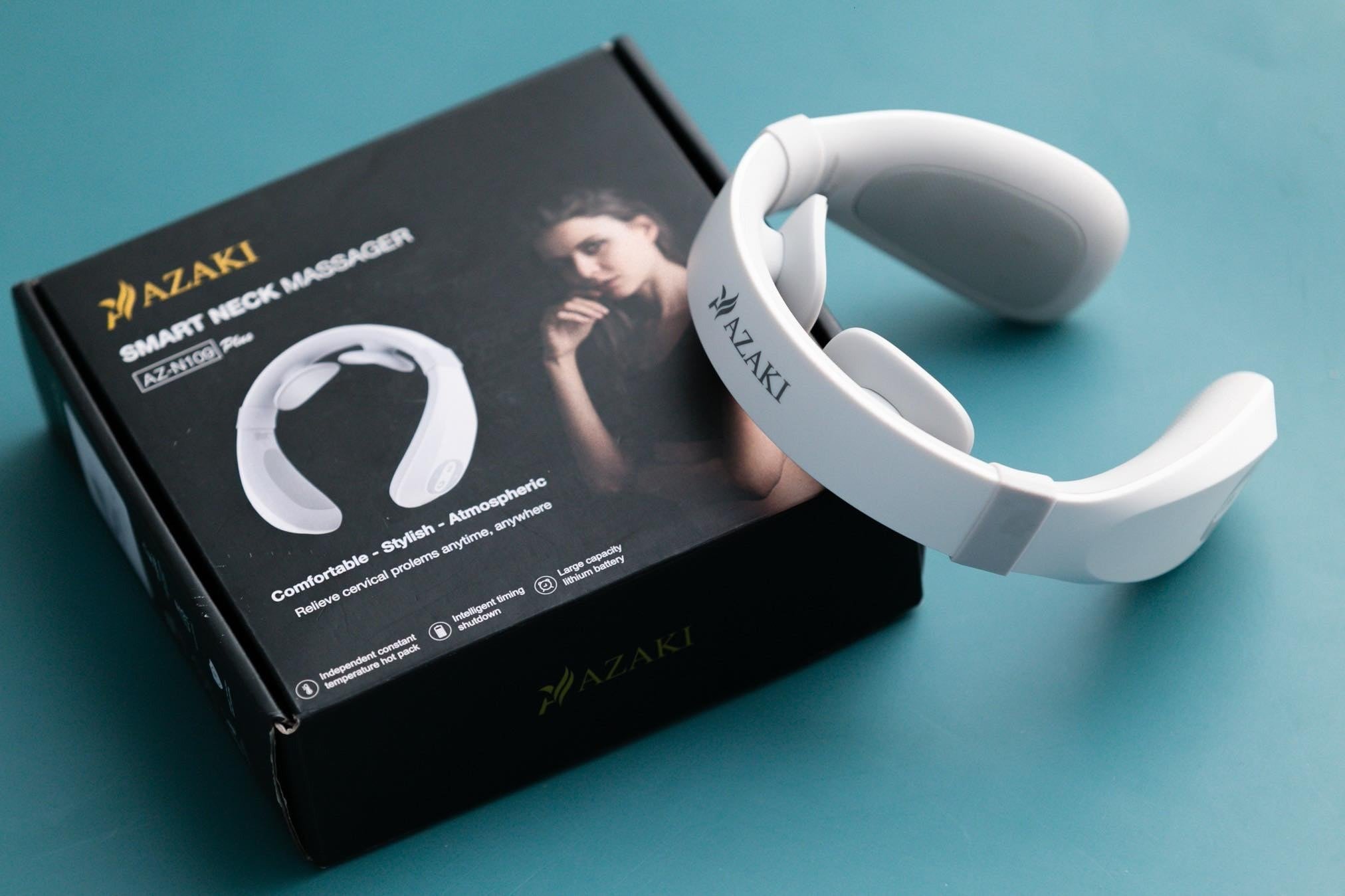 Máy massage cổ Azaki N109 smart neck giúp thư giãn cổ, vùng vai gáy, bảo vệ sức khỏe