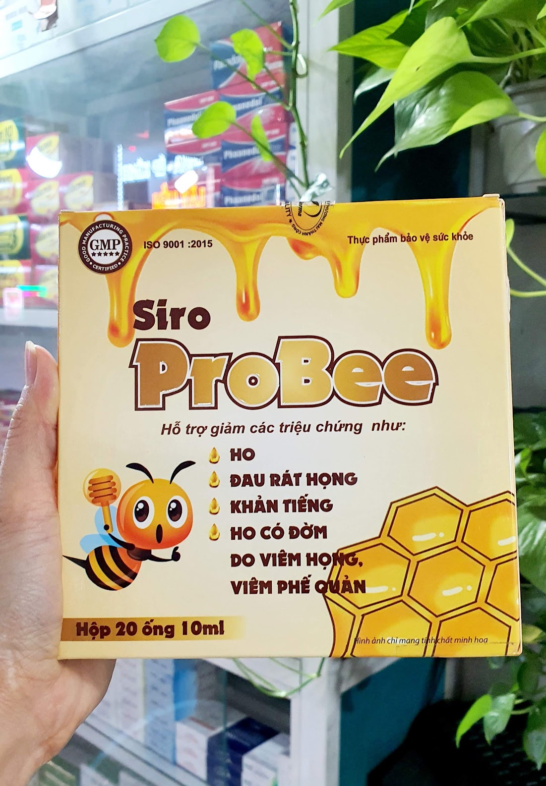 Siro bổ phổi probee thực phẩm bảo vệ sức khỏe hộp 20 gói x 10ml.