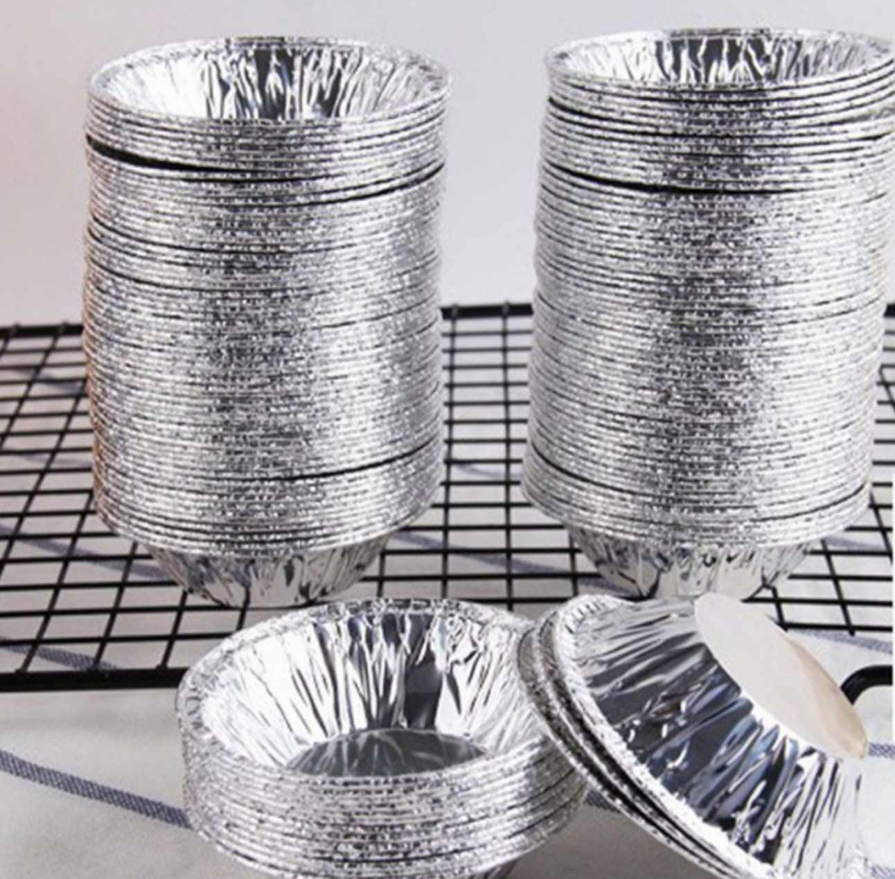 Combo 250 chén nướng giấy bạc, nướng đồ ăn, nướng bánh tiện lợi