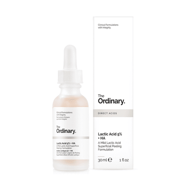 Serum tẩy tế bào chết sáng da, mờ thâm Lactic 5% Acid + HA The Ordinary 30ml