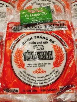 Bánh Tráng Rế Cuốn Chả Giò, Tôm,... Giòn Xốp Combo 10 Gói 50 LÁ- Tiệm Út Duyên 76 Đặc sản