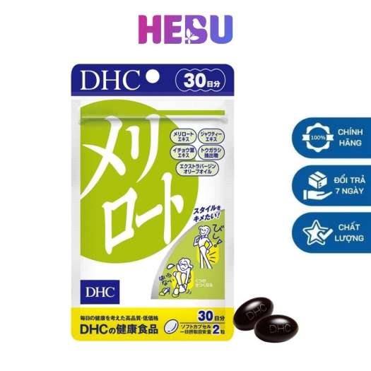 Viên uống DHC Nhật Bản Melilot giúp thon gọn đùi lưu thông máu thực phẩm chức năng 30 ngày