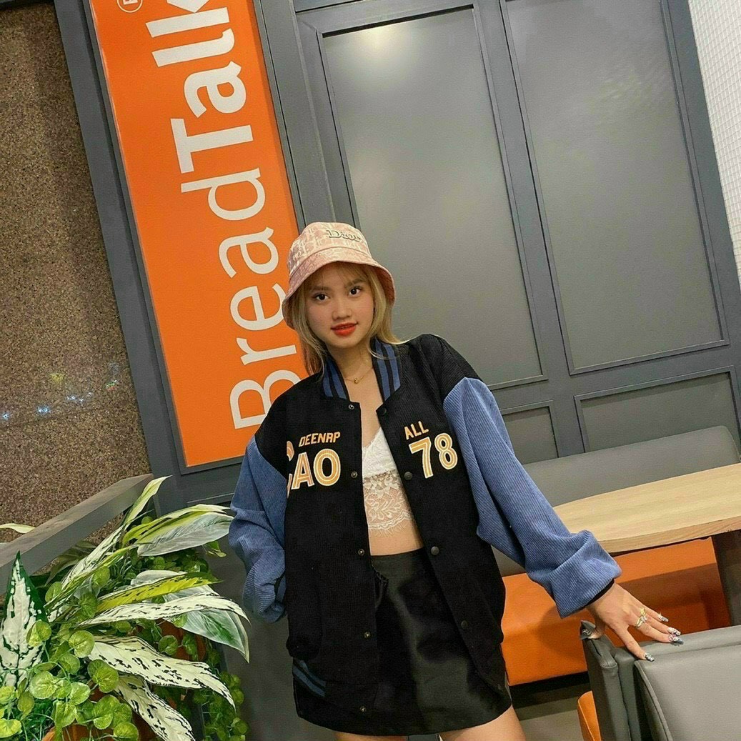 [New Sales 2024] Áo Khoác Nhung Kiểu Bomber CAO - 78 Form Rộng Phong Cách Ulzzang