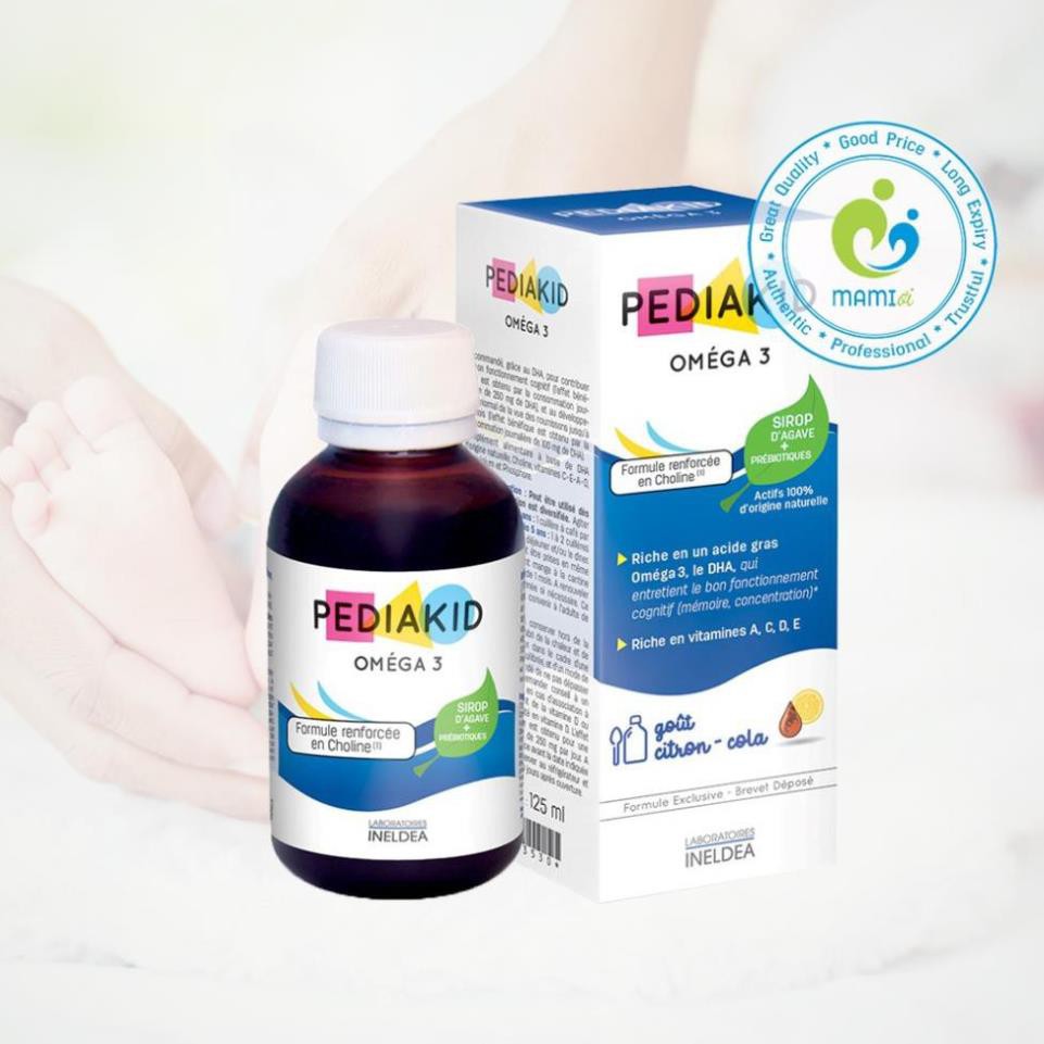 Pediakid omega 3 siro bổ sung dha và vitamin a, c, d, e cho bé pháp