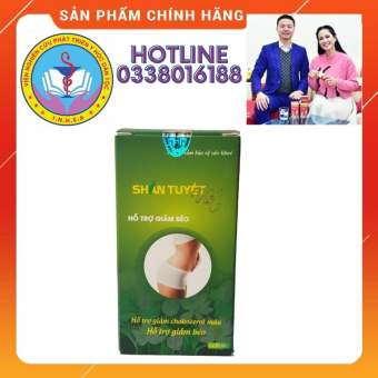 Giảm Cân An Toàn Tại Nhà Shan Tuyêt Việt - Lọ 30 Viên - Giúp Làm Mềm Mỡ Và Giữ Cân Giữ Dáng Sau Khi Giảm Cân - Tặng Kèm 15 Viên Thải Mỡ ban Đêm