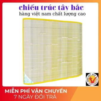 Chiêu trúc cao cấp hình quạt Tây bắc (rộng 1m4 x dài 2m),chiếu tăm trúc màu tự nhiên