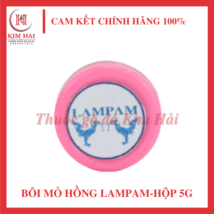 Bôi mỏ hồng LamPam-[dạng mỡ bôi]-nhanh mọc mỏ cựa cho gà đá.