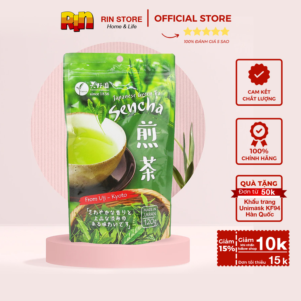 Trà xanh sencha yanoen - hàng nội địa nhật bản - rin store