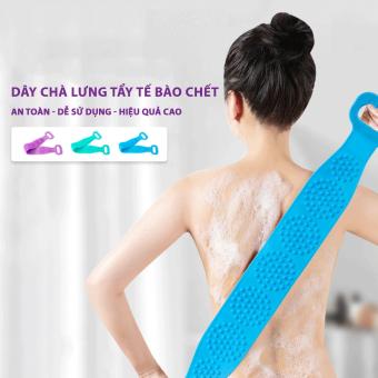 Japan Deal Cực Hời Dây Chà Lưng Massage Cơ Thể Khi Tắm Đai Chà Lưng 2 Mặt Silicon Kì Lưng Ghét Tẩy Tế Bào Chết Giảm Mụn LazMall Hàng Hiệu Dây Chà Lưng Silicon, Dây Kì Lưng làm Sạch Tế Bào Chết Dây Tắm Chà Lưng Silicon Dây Chà lưng Tắm 2 Mặt Massage