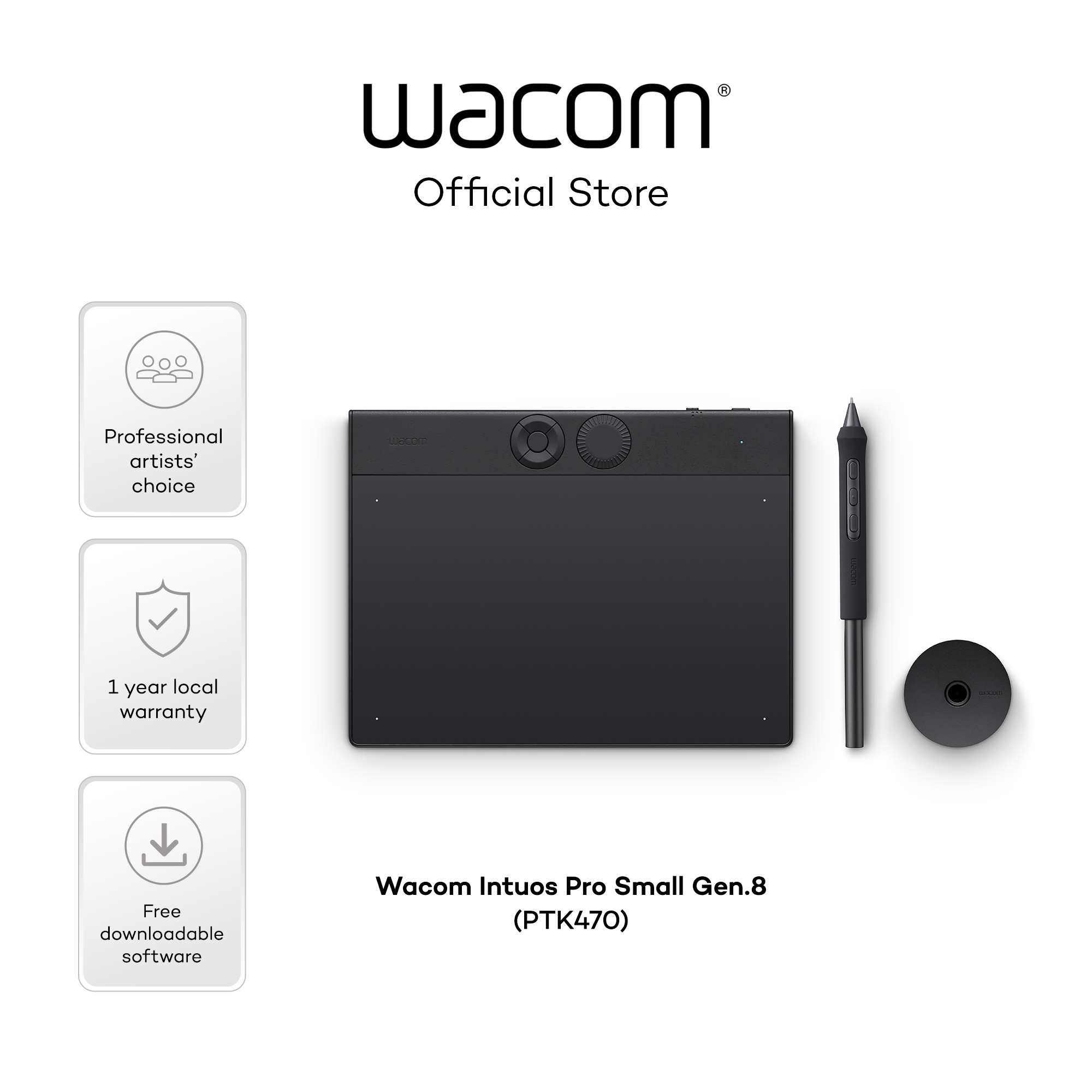 Wacom(ワコム) Intuos Pro Small PTH460K1D wacomstore_pth460k0d-ol