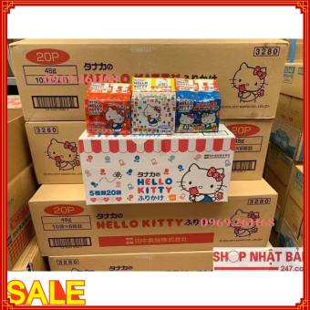 Gia vị rắc cơm Hello Kitty Sanrio 20 gói Nhật Bản