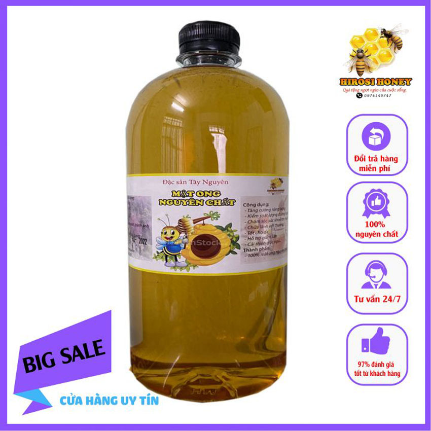 Mật ong hoa biển tự nhiên nguyên chất 1400gr