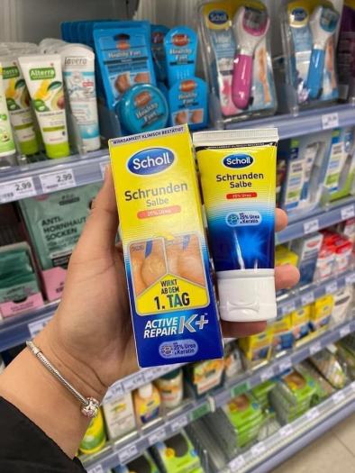 Kem trị nứt gót chân Scholl schrundensalbe 60ml của Đức