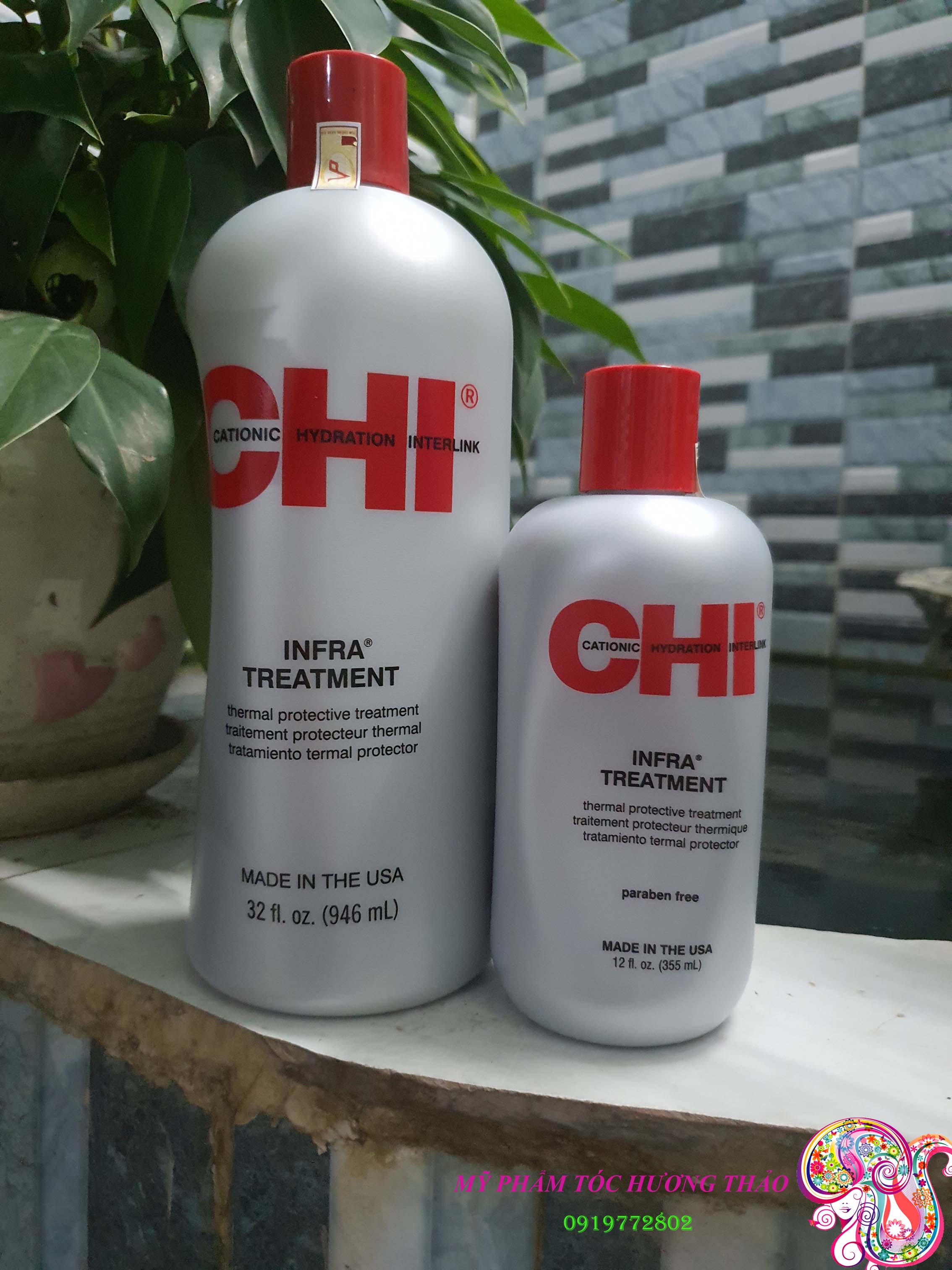 [Chính hãng] [Siêu rẻ] Dầu xả siêu mượt cho tóc khô hư tổn CHI Infra conditioner (xám) 355ml/ 946ml