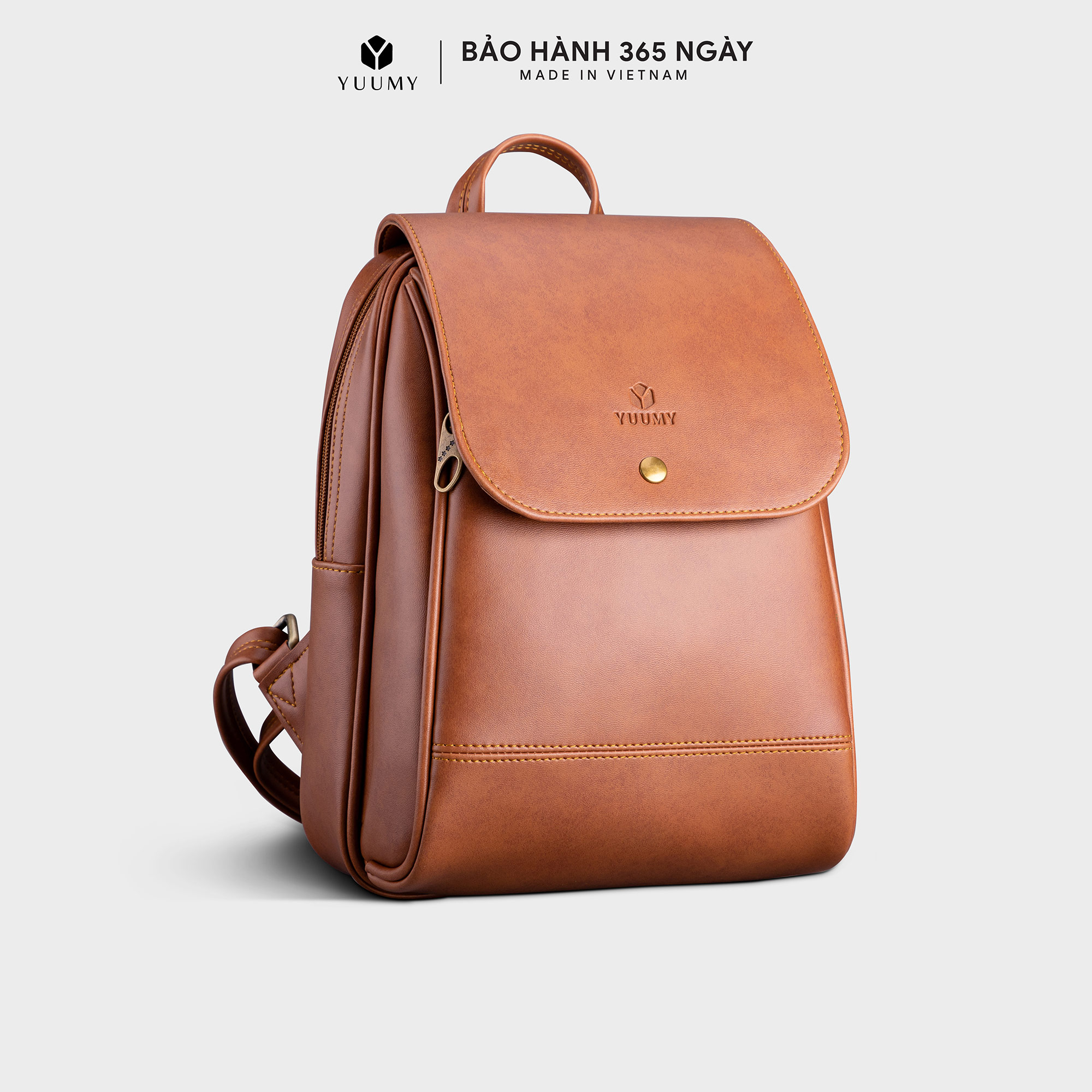 Balo nữ thời trang YUUMY Mellow YBA28 thích hợp đi học,đi chơi , chất liệu da tổng hợp cao cấp - Fadoda