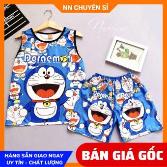 Đồ bộ mặc nhà QUẦN ĐÙI - ÁO BA LỖ cho bé trai bé gái phom từ 12kg đến 47kg chất thun mềm mịn mát in hoạt hình bò sữa con cọp pikachu doremon kitty 💥 Đồ bộ gia đình 💥 Đồ bộ nhóm tập thể DBRBSN FULL SIZE