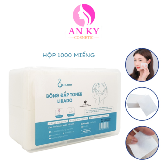 Bông Đắp Toner Lotion Mask Cotton Mềm LIKADO 1000 Miếng