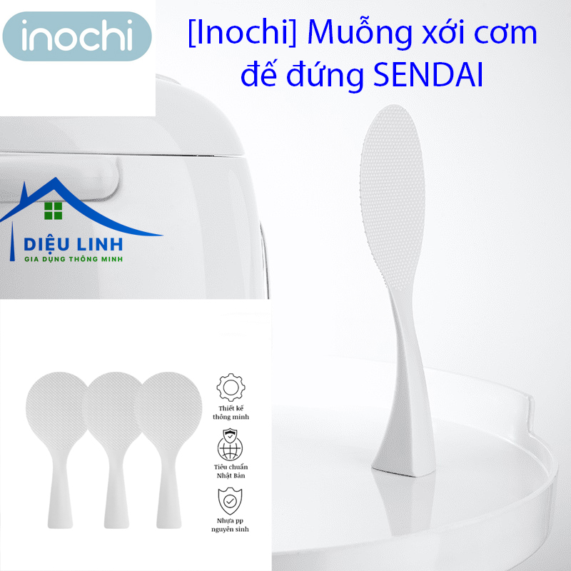 Muỗng xới cơm đế đứng sendai