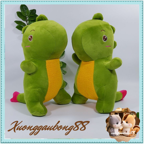 Gấu Bông Khủng Long Đuôi Tim, Thú Bông Khủng Long Siêu Mềm Êm Đẹp 45cm-xuonggaubong88