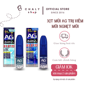 Xịt mũi Ag của Nhật AG Nose Allercut