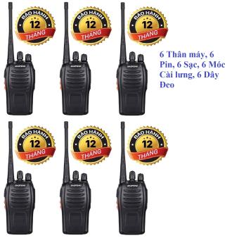 Bộ 6 Chiếc Bộ đàm Baofeng BF888S (Hàng chính hãng, Bảo hành 12 tháng)
