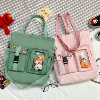 Túi tote vải canvas nữ  ulzzang đi học đi chơi