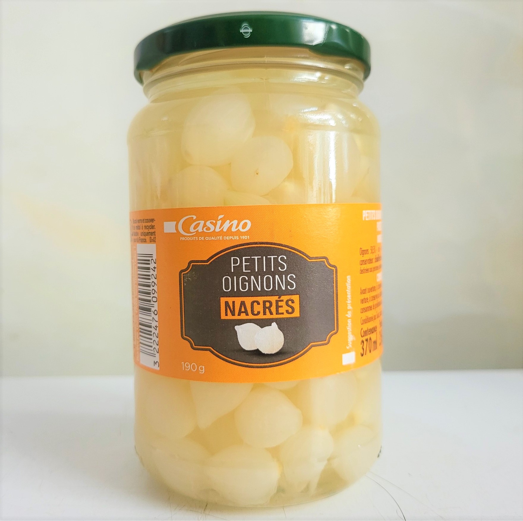 Lọ 350g CỦ HÀNH NHỎ NGÂM GIẤM Belgium CSN Onions Pickled
