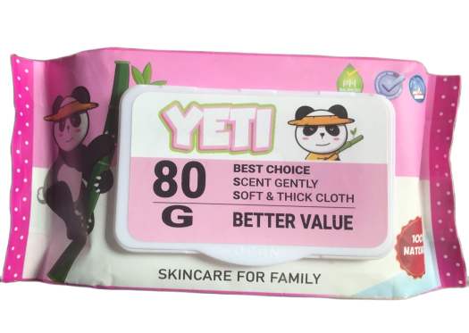 KHĂN ƯỚT YETI 80G