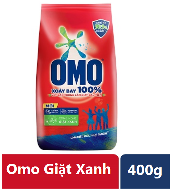 Bột Giặt Omo 400g hệ bọt thông minh mới