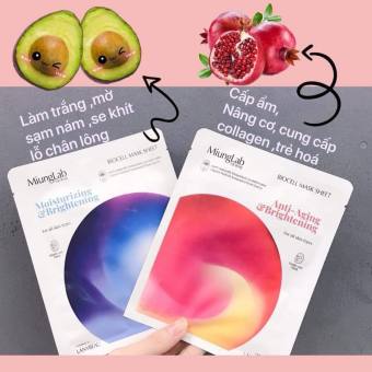 Mặt nạ sinh học công nghệ Hàn Quốc - Miung Lab mix 2 loại (7 miếng/hộp)