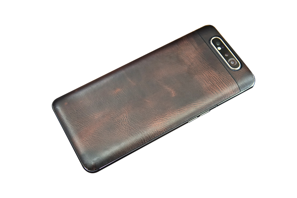Ốp dán da điện thoai Samsung A80 – Da bò thật 100% - chính hãng Nét Đẹp Tinh Tế