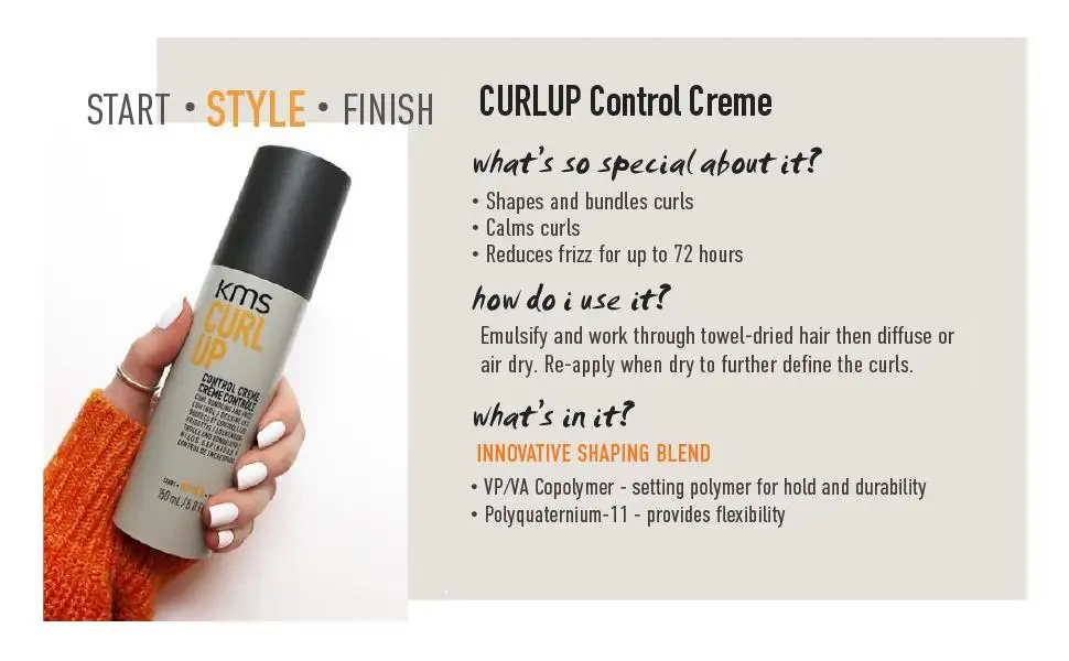 Kms California Curl Up Control Creme 150ml Curl Cream Shapes And Bundles Curls Calms Curls Reduces Frizz For Up To 72 Hours Lazada Singapore