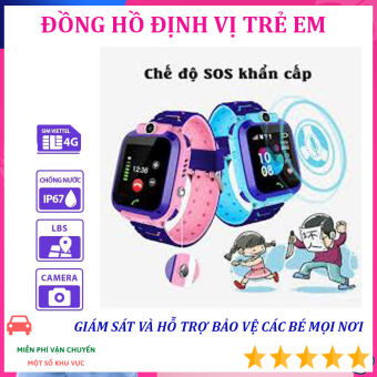 Đồng hồ định vị Q12 cho bé gái từ 5 tuổi - Chống Nước Có Tiếng Việt - Định vị LBS chính xác, Hỗ trợ lắp sim nghe gọi 2 chiều rõ ràng, ổn định, dễ dàng sử dụng - Giảm giá ưu đãi hấp dẫn - Bảo hành 1 đổi 1 uy tín