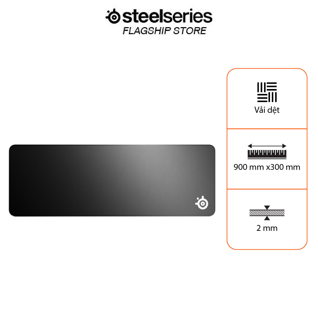 Bàn Di Chuột Steelseries QcK XL Chính Hãng