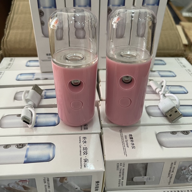 [HCM]COMBO 2 ( Hai ) Máy Phun Sương Xông Hơi Mặt NaNo Mini Cầm Tay Hỗ Trợ Dưỡng Da Cấp Nước Tối Đa