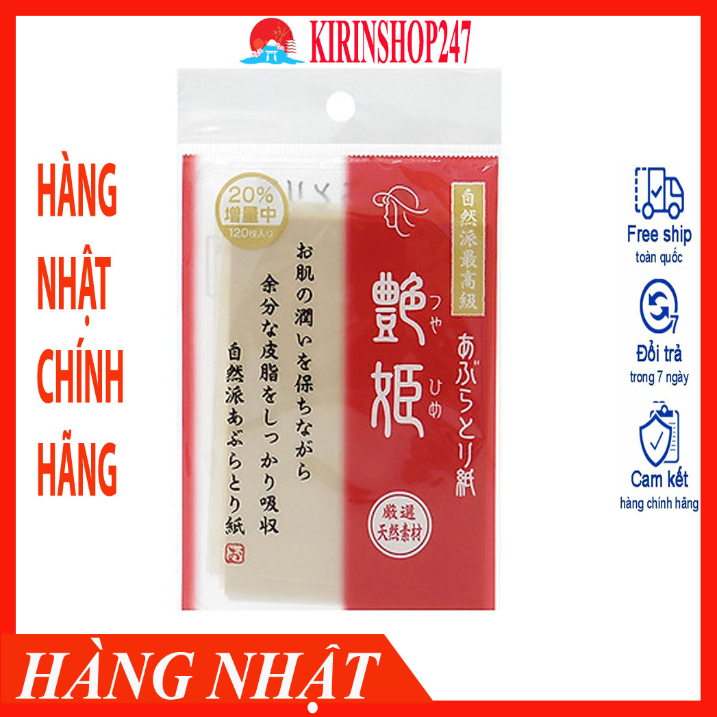 Set 120 tờ giấy thấm dầu mặt Hàng Nội Địa Nhật