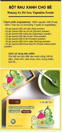 Combo 7 gói lẻ bột rau củ sấy lạnh Dalahouse gói 3g bột ăn dặm cho bé . Date 6/2024 - Sweet Baby House