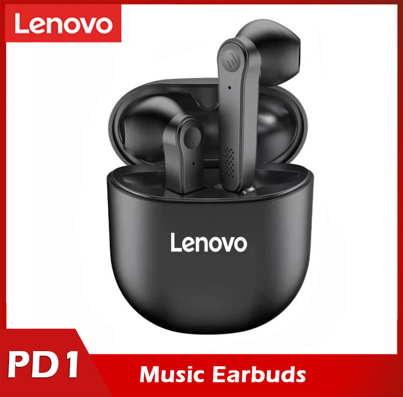 Lenovo PD1 Tai Nghe, Tai Nghe Không Dây Bluetooth 5.0 TWS Tai Nghe Nhét Tai Điều Khiển Cảm Ứng Tai Nghe Nhạc Âm Trầm Âm Thanh Nổi Với Mic