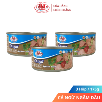 Combo 3 hộp cá ngừ ngâm dầu 115/175g - Đồ Hộp Hạ Long