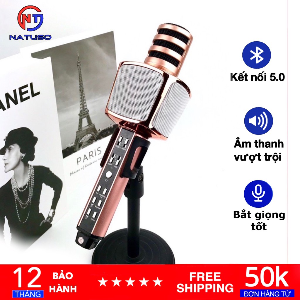 Micro Karaoke Kiêm Loa Bluetooth SD17 Hàng Chuẩn Âm Thanh Hay , Micro Karaoke, Micro Không Dây, Micro Karaoke Bluetooth, Mic Karaoke