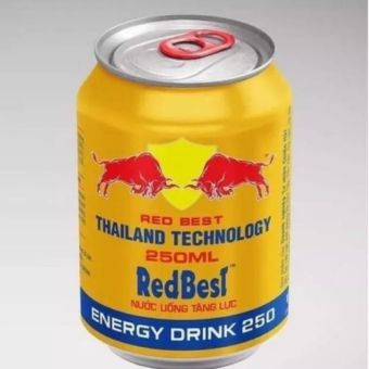 Lốc 6 lon nước tăng lực bò húc Redbull 250ml Nhập Khẩu Thái Lan